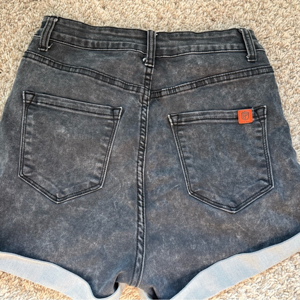 Born Primitive Dark Wash Jean Shorts - Picture 2 of 5